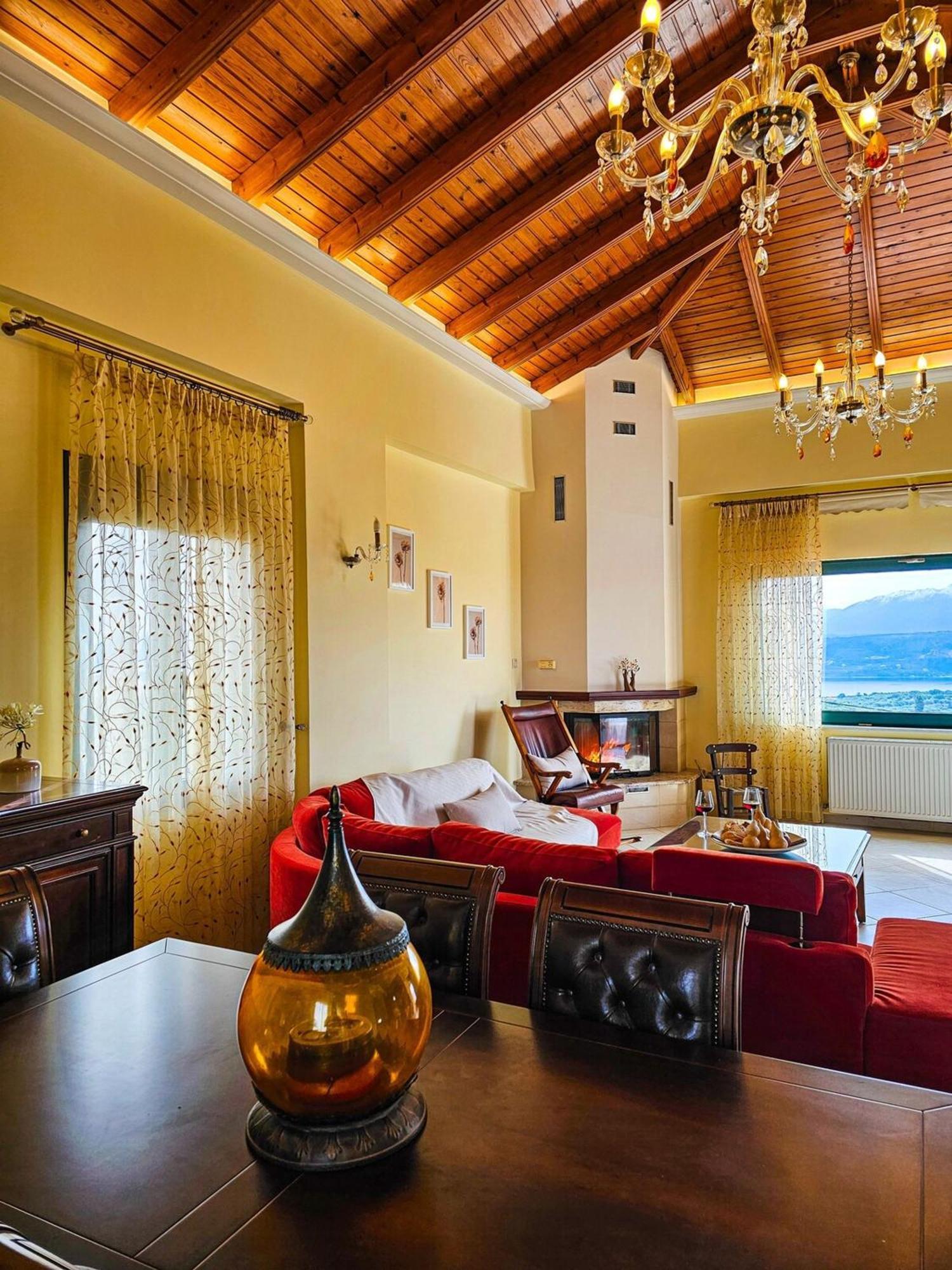 Villa Aitheras With Sea Views And Garden Stérnai 외부 사진