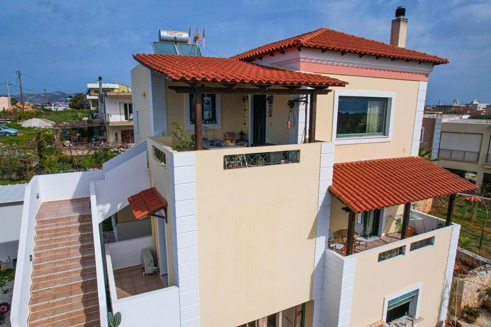Villa Aitheras With Sea Views And Garden Stérnai 외부 사진